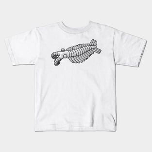 Duotone Illustration of Anomalocaris Kids T-Shirt